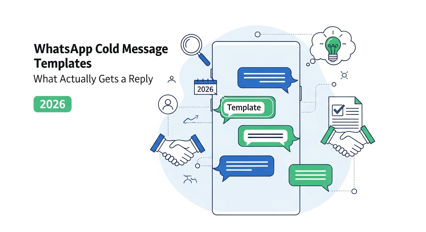 WhatsApp Cold Message: 15 Templates That Get Replies (2026) | Kraya
