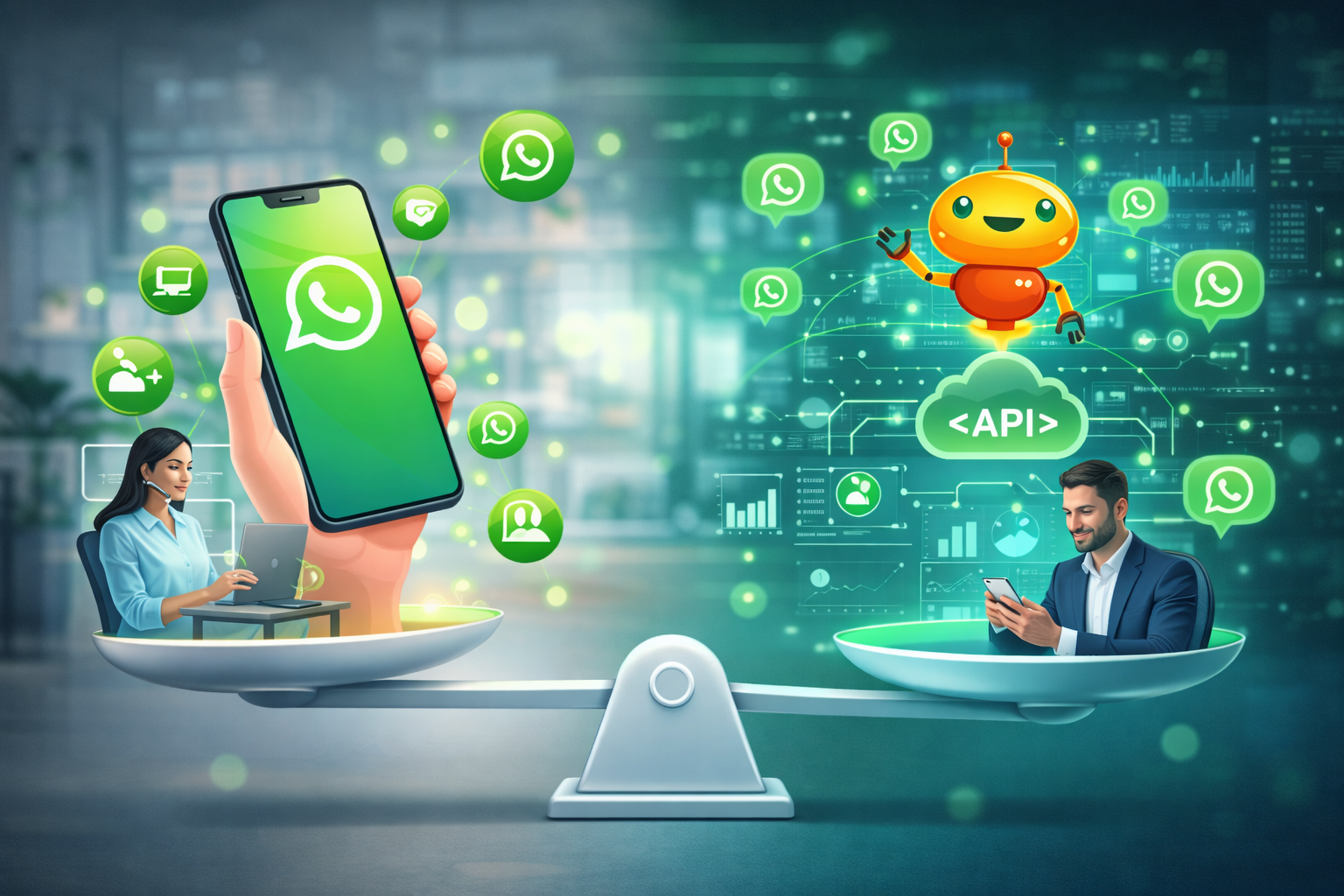 WhatsApp Business App vs WhatsApp Business API How WhatsApp Business API Changes Customer Communication at Scale