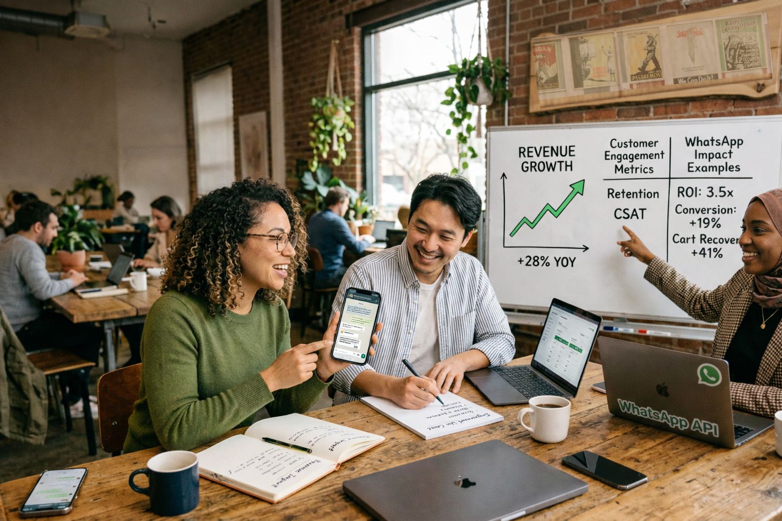 Revenue Impact Examples from WhatsApp Messaging