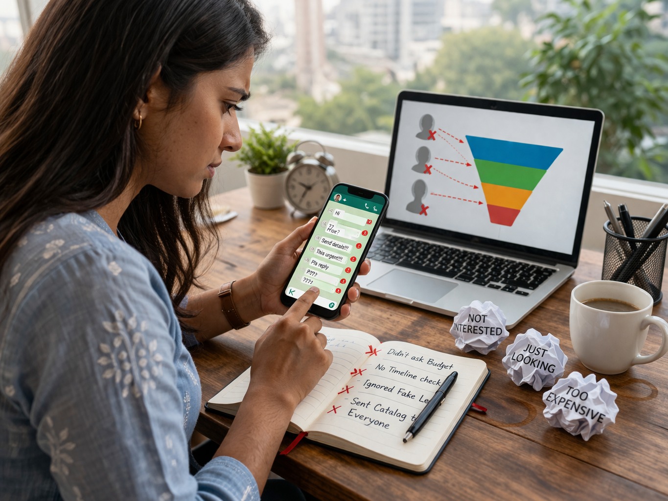 Common Mistakes While Trying to Qualify Leads on WhatsApp