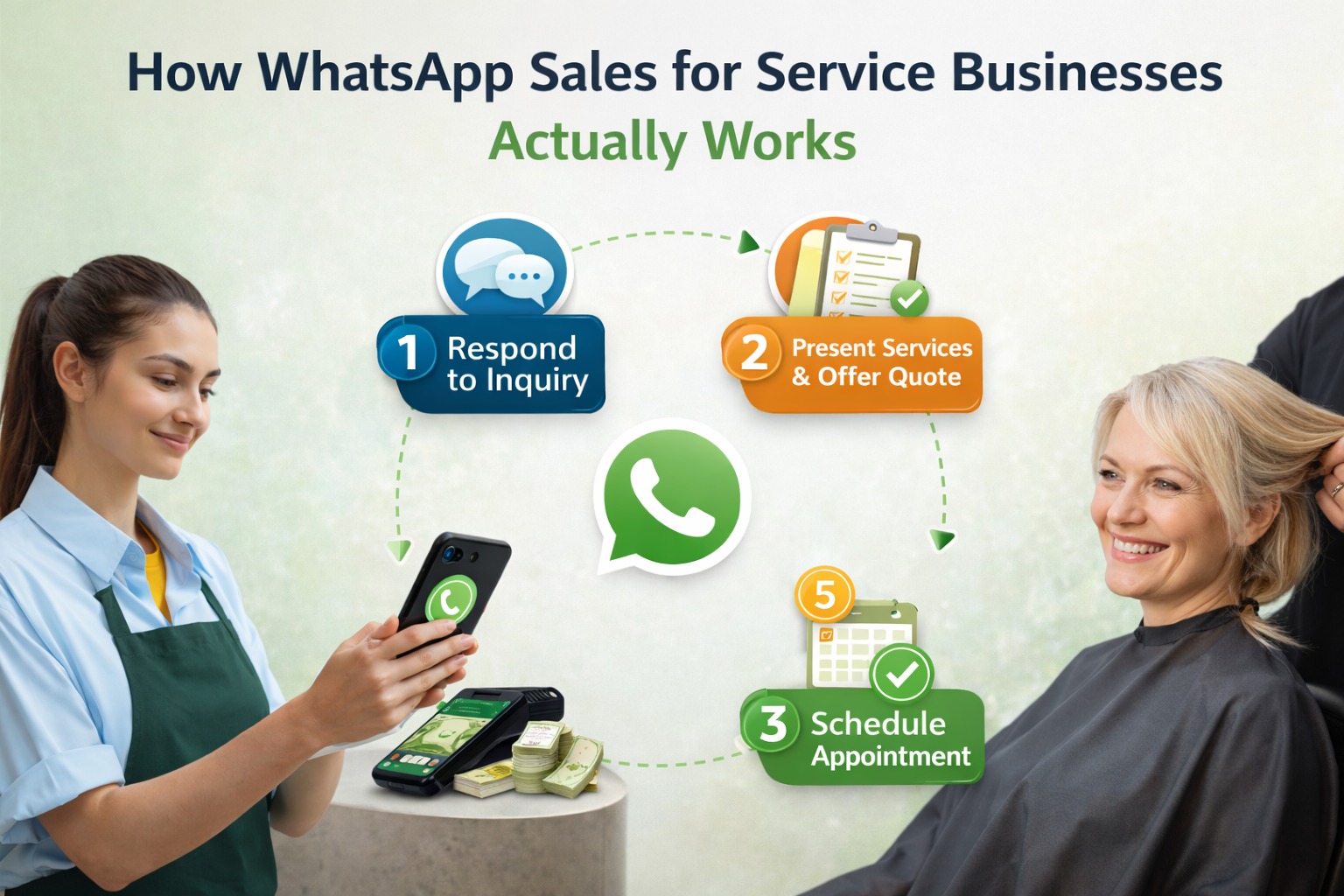 How WhatsApp Sales for Service Businesses Actually Works