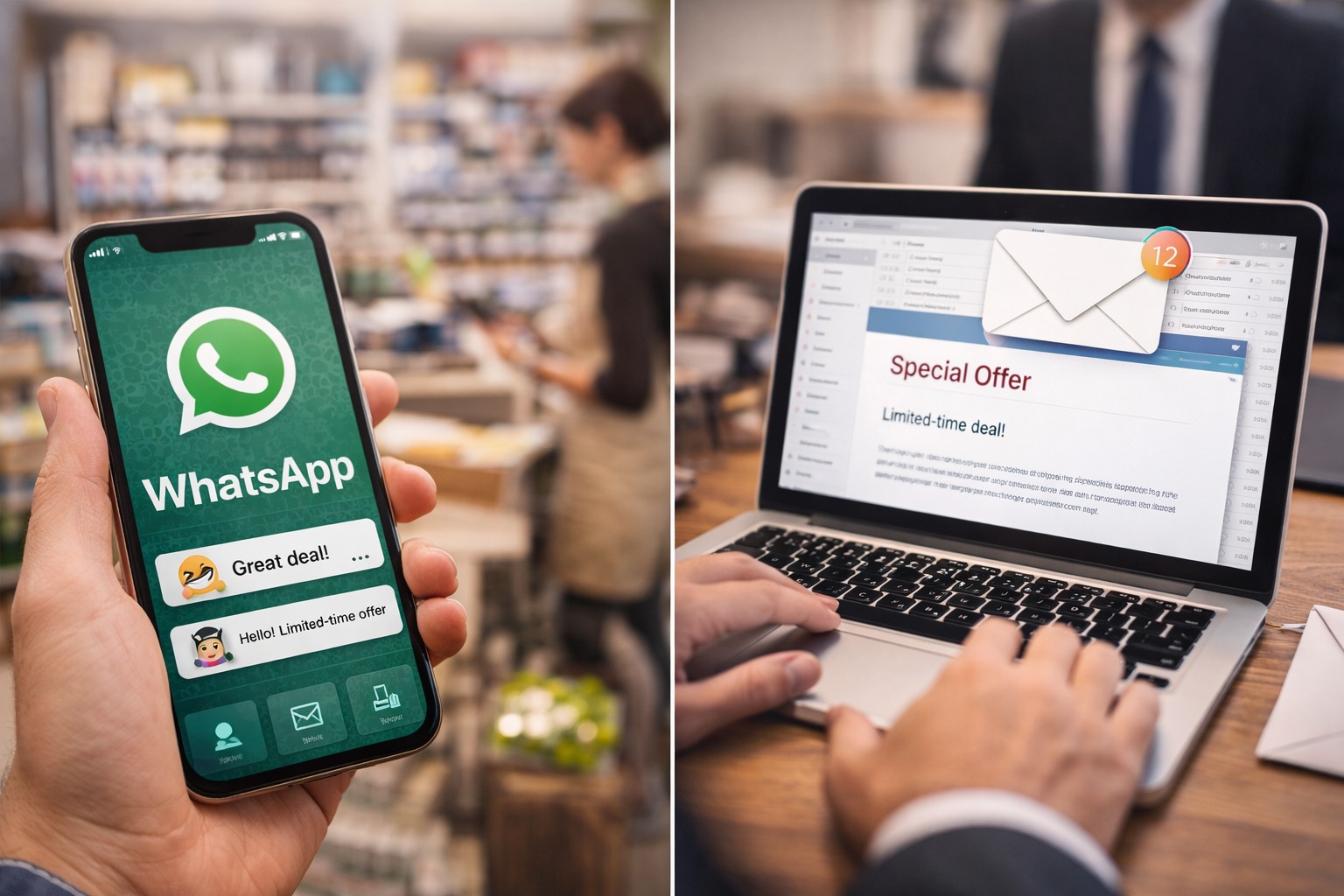 What Is the Difference Between WhatsApp and Email for Sales?