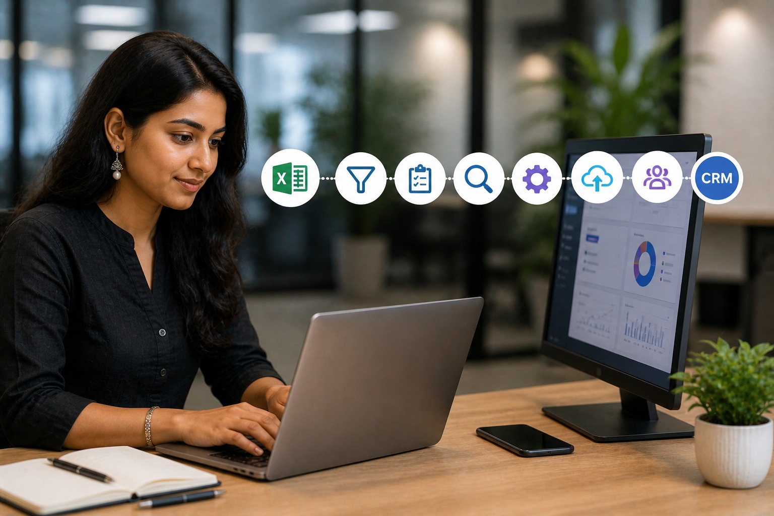 The 7-Step Excel to CRM India Migration Process